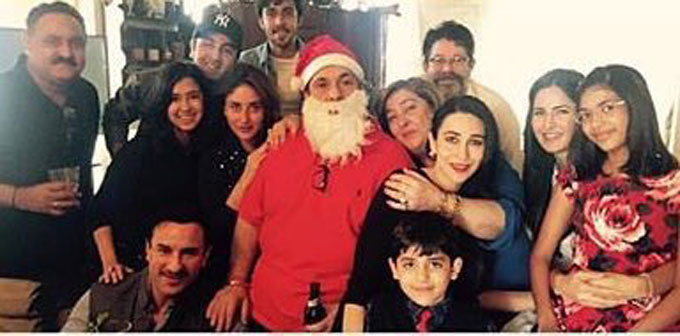 Kapoor family picture with Katrina and Saif
