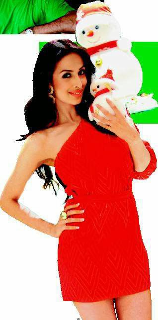 Malaika Arora Khan dressed like Santa Clause