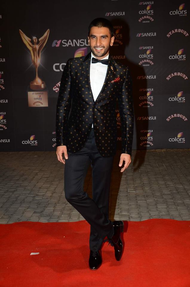 Ranveer Singh at Stardust Awards 2015.