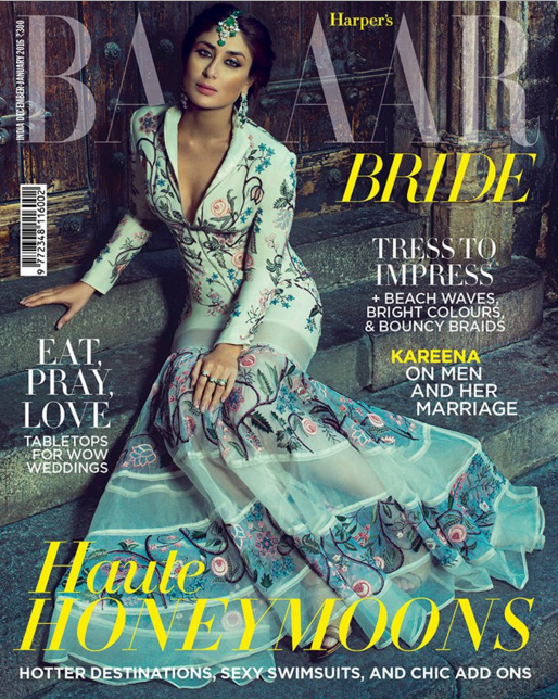 Kareena Kapoor Khan on the cover of Harpers Bazaar