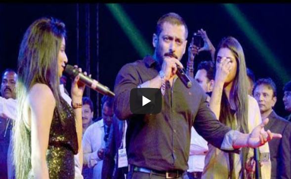 Salman Khan singing .