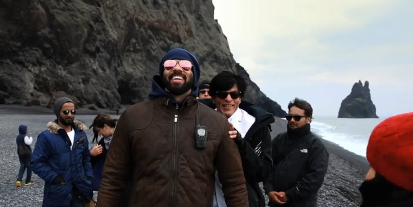 Rohit Shetty Shah Rukh Khan in Iceland