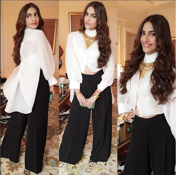 Sonam Kapoor formal outfit