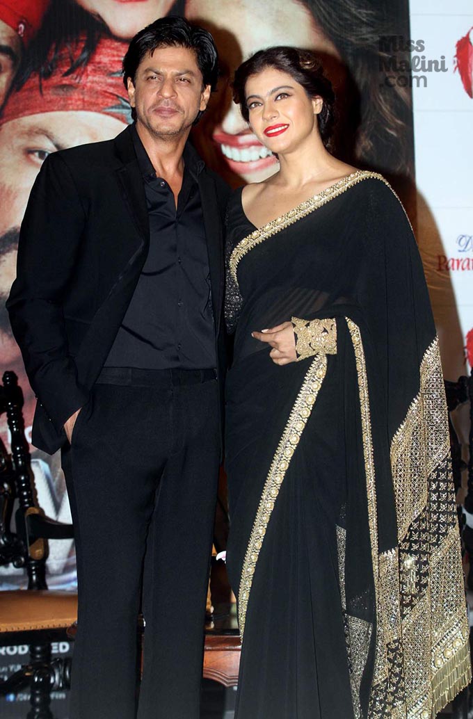 Shah Rukh Khan and Kajol intense look