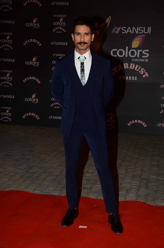 Shahid Kapoor at Stardust Awards 2015.
