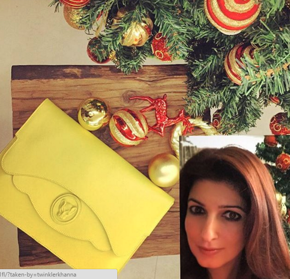 Twinkle Khanna in Christmas spirit