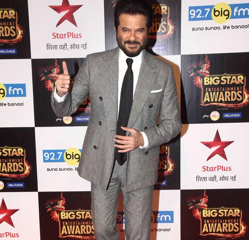 Anil Kapoor at Big Star Entertainment Awards 2015.