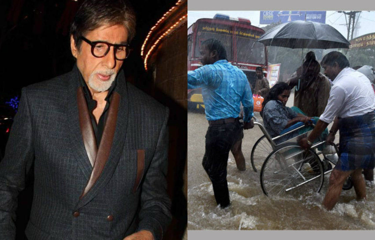 Amitabh Bachchan Chennai flood