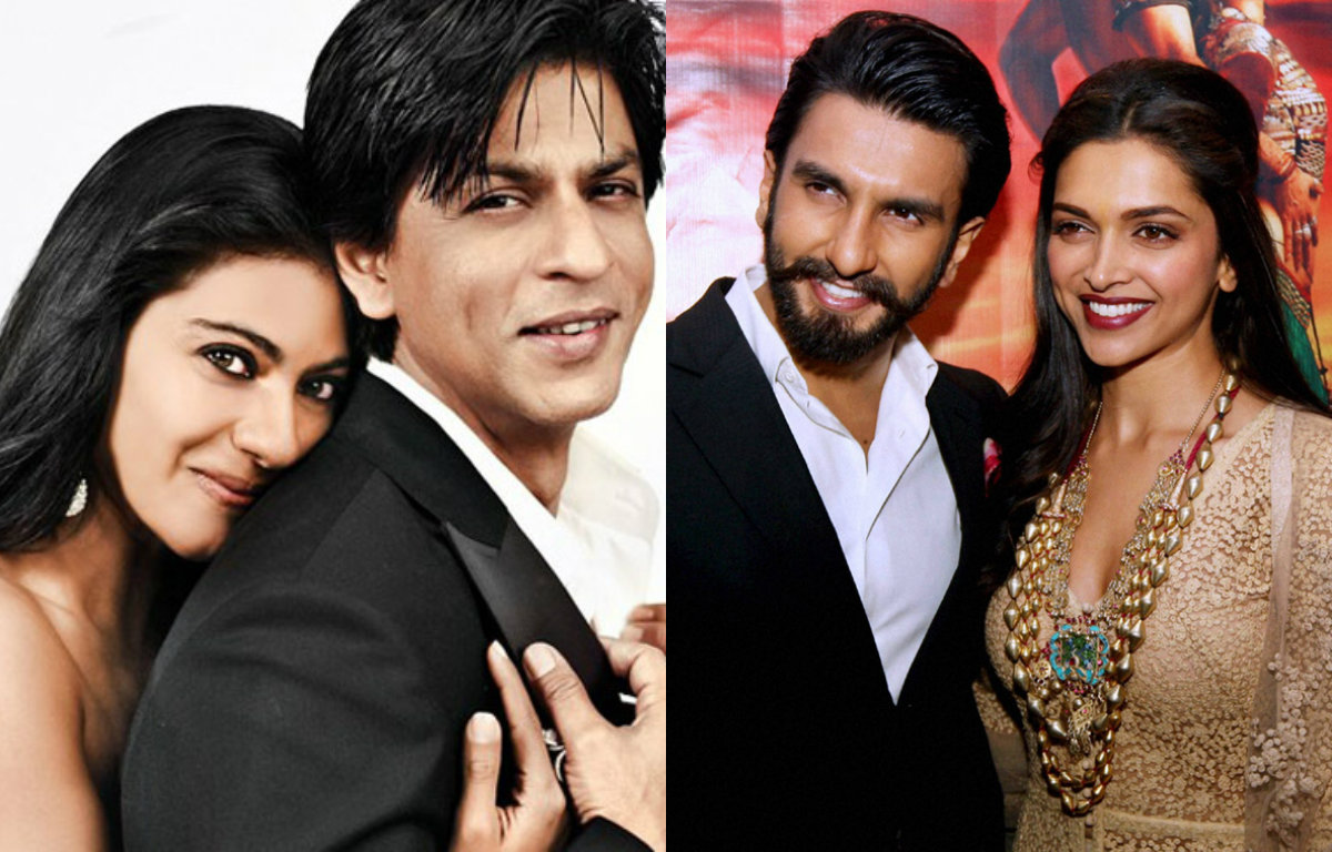 Bollywood pairs Shah Rukh Khan-Kajol & Ranveer Singh-Deepika Padukone