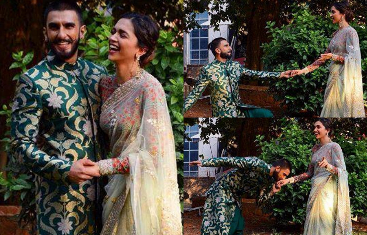 Ranveer Singh proposes Deepika Padukone