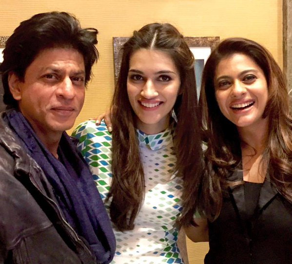 Shah Rukh Khan, Kajol & Kriti Sanon