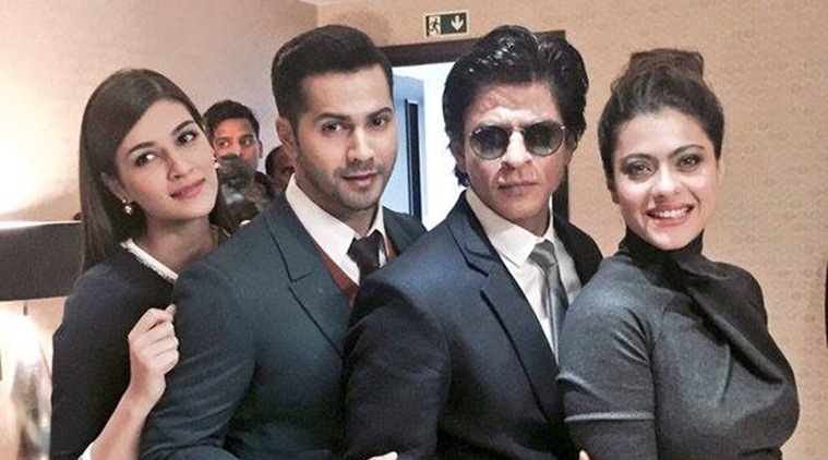 Shah Rukh Khan, Kajol, Varun Dhawan, Kriti Sanon