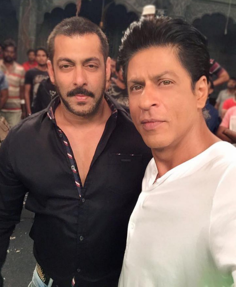 Salman Khan and Shah Rukh Khan selfie