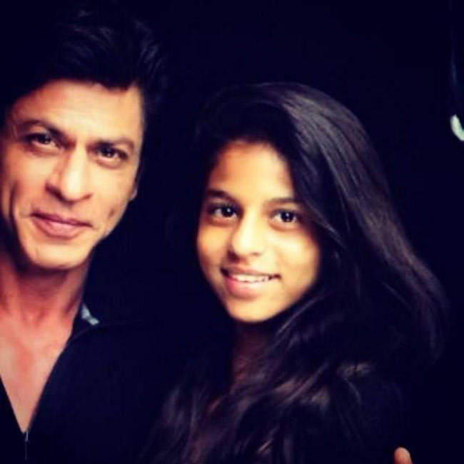 Suhana Khan with SRK
