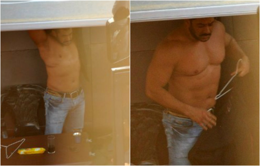 Salman Khan shirtless