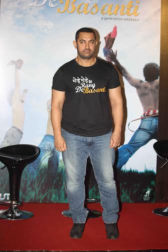 Aamir Khan at Rang De Basanti reunion