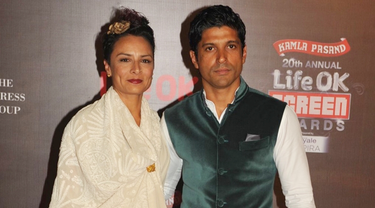 Adhuna Akhtar and Farhan Akhtar