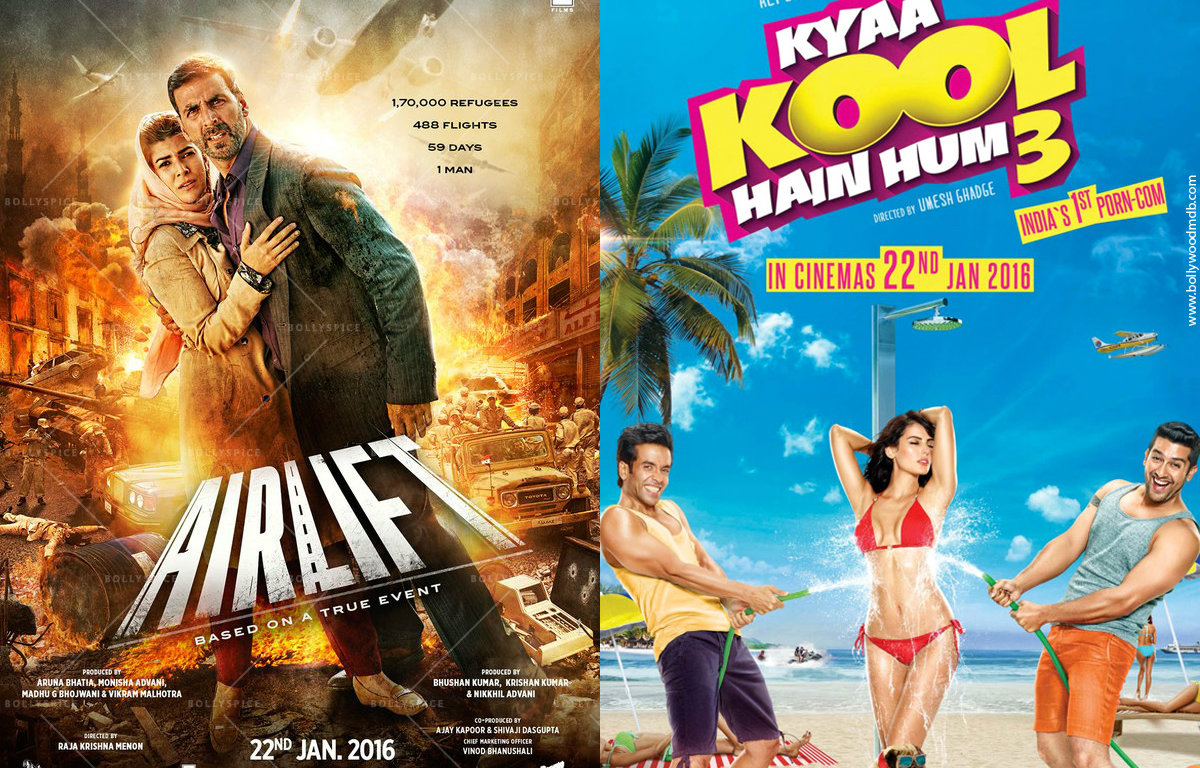 Airlift and Kya Kool Hai Hum 3