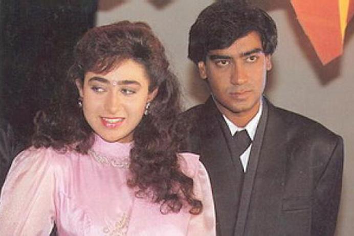 Ajay Devgn and Karisma Kapoor photo