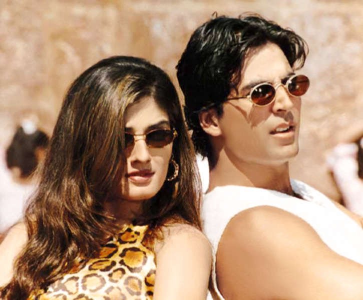 Akshay Kumar and Raveena Tandon