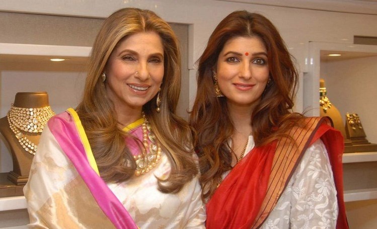 Dimple Kapadia and Twinkle Khanna