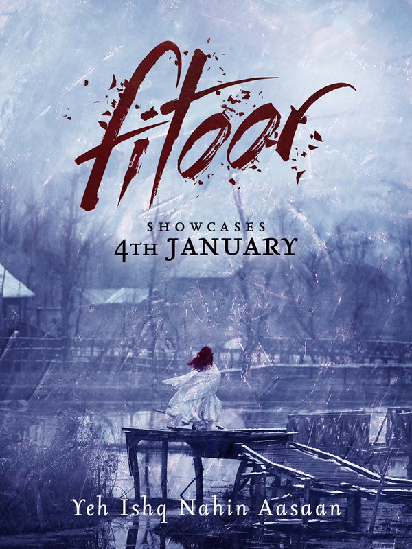 Fitoor poster Katrina Kaif in the background