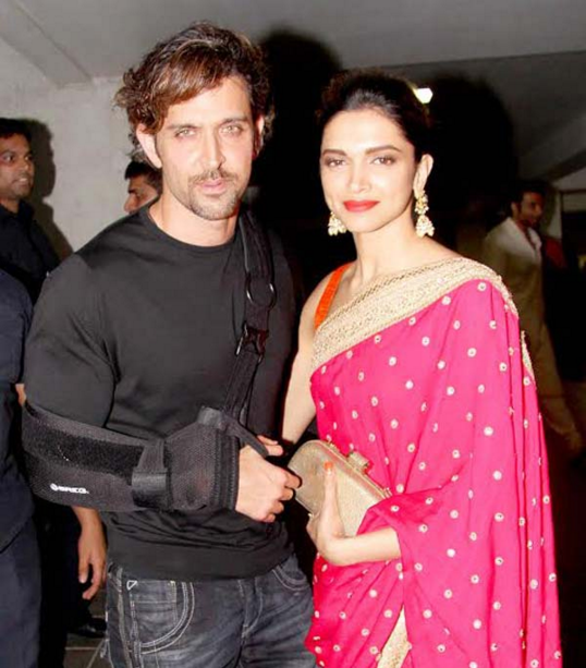 Hrithik Roshan & Deepika Padukone