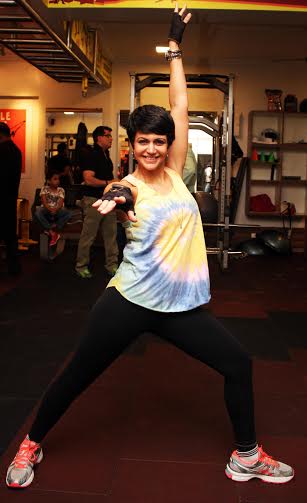 Mandira Bedi dancing