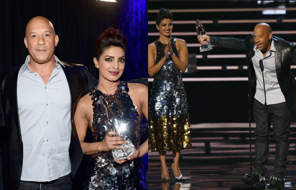 Priyanka Chopra, Vin Diesel at Peoples Choice Awards