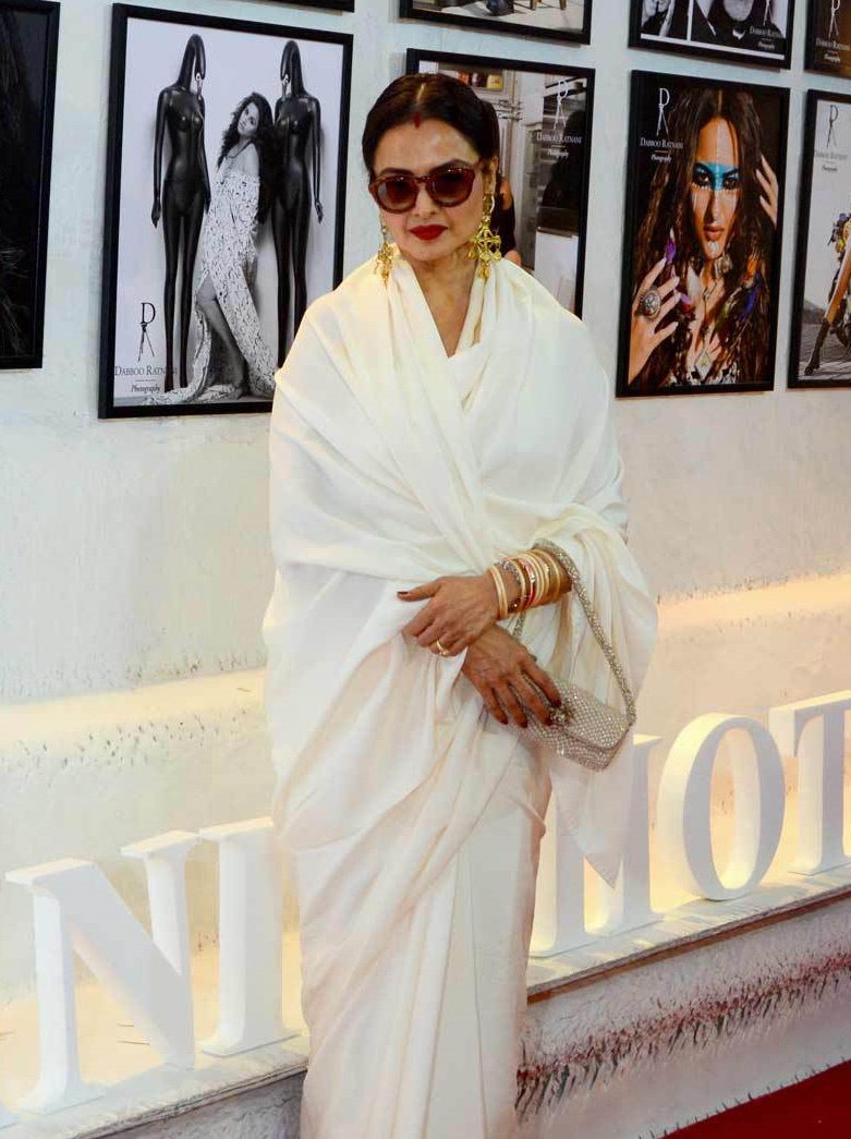 Rekha Lady in white