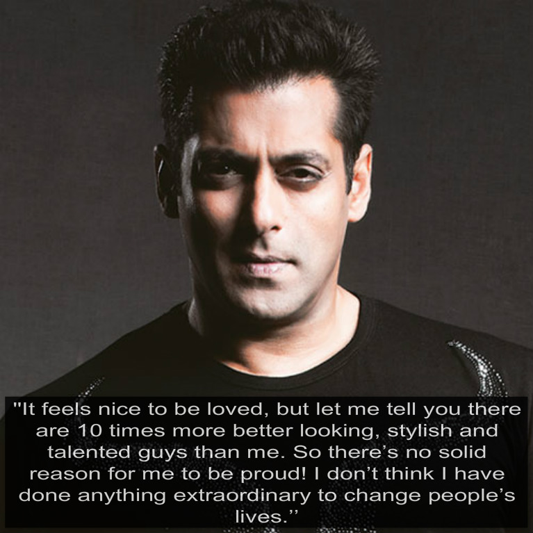 Salman Khan - Statements