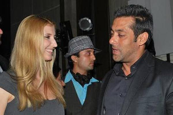 Salman Khan and Claudia Ciesla