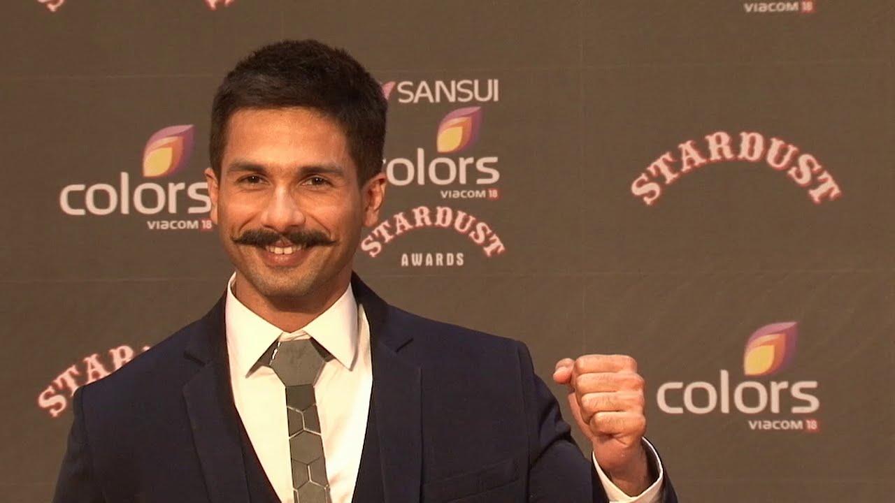 Shahid Kapoor with moustache