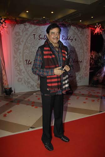 Shatrughan Sinha with red scarf