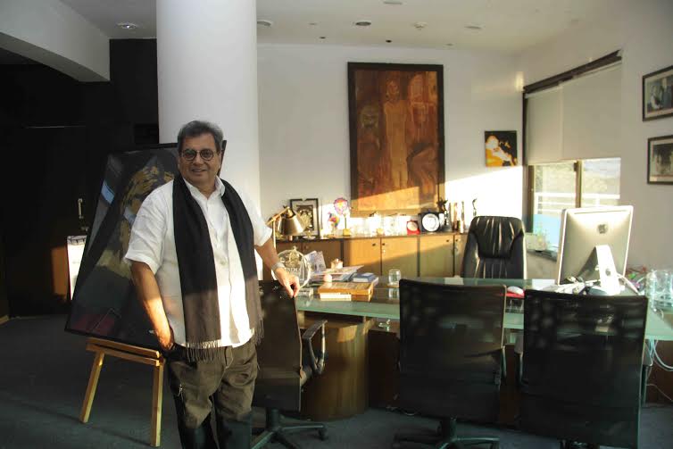 Subhash Ghai in his office
