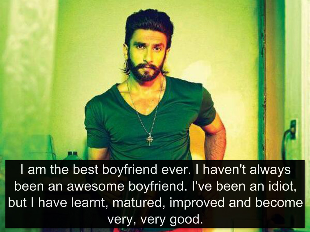 Ranveer Singh As A Boyfriend