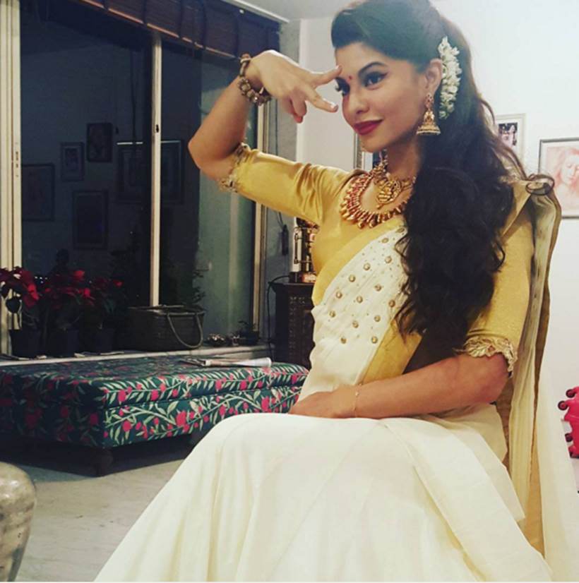 Jacqueline Fernandez in traditional