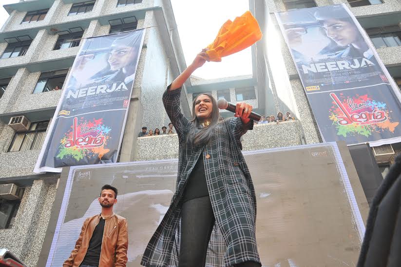 Sonam Kapoor at college festival