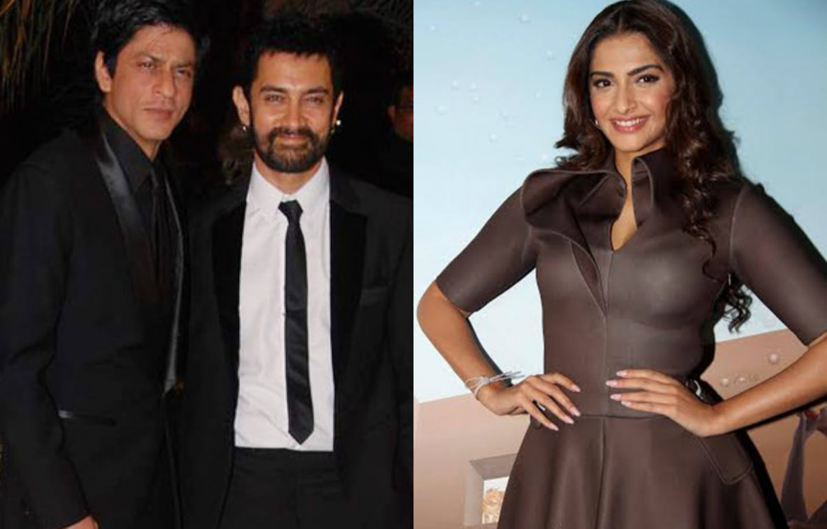 Aamir Khan, Shah Rukh Khan, Sonam Kapoor