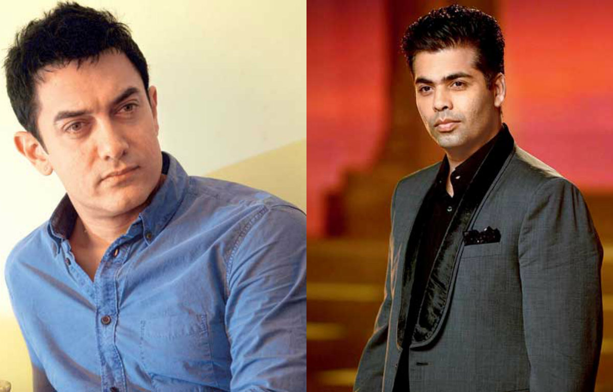 Aamir Khan and Karan Johar