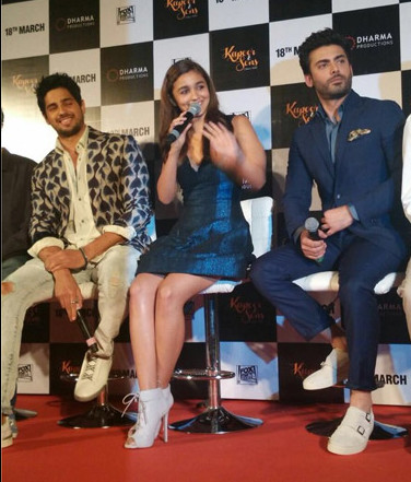 Alia Bhatt, Sidharth Malhotra , Fawad Khan's fun moments with media at Kapoor & Sons Trailer Launch