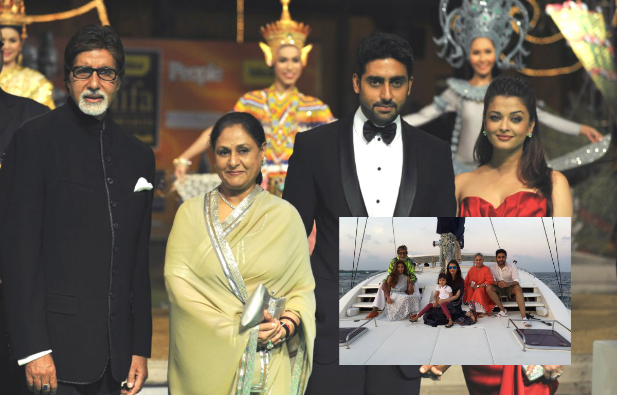 Amitabh Bachchan with family