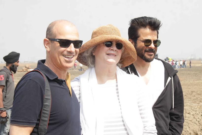 Anil Kapoor and his team during the shoot of '24' season 2