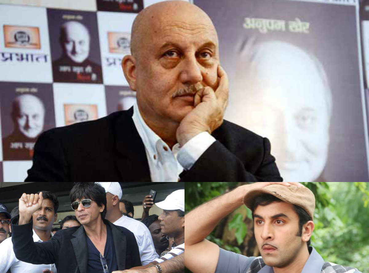 Anupam Kher, Shah Rukh Khan and Ranbir Kapoor