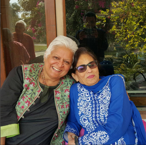 Bina Kak and Salma Khan