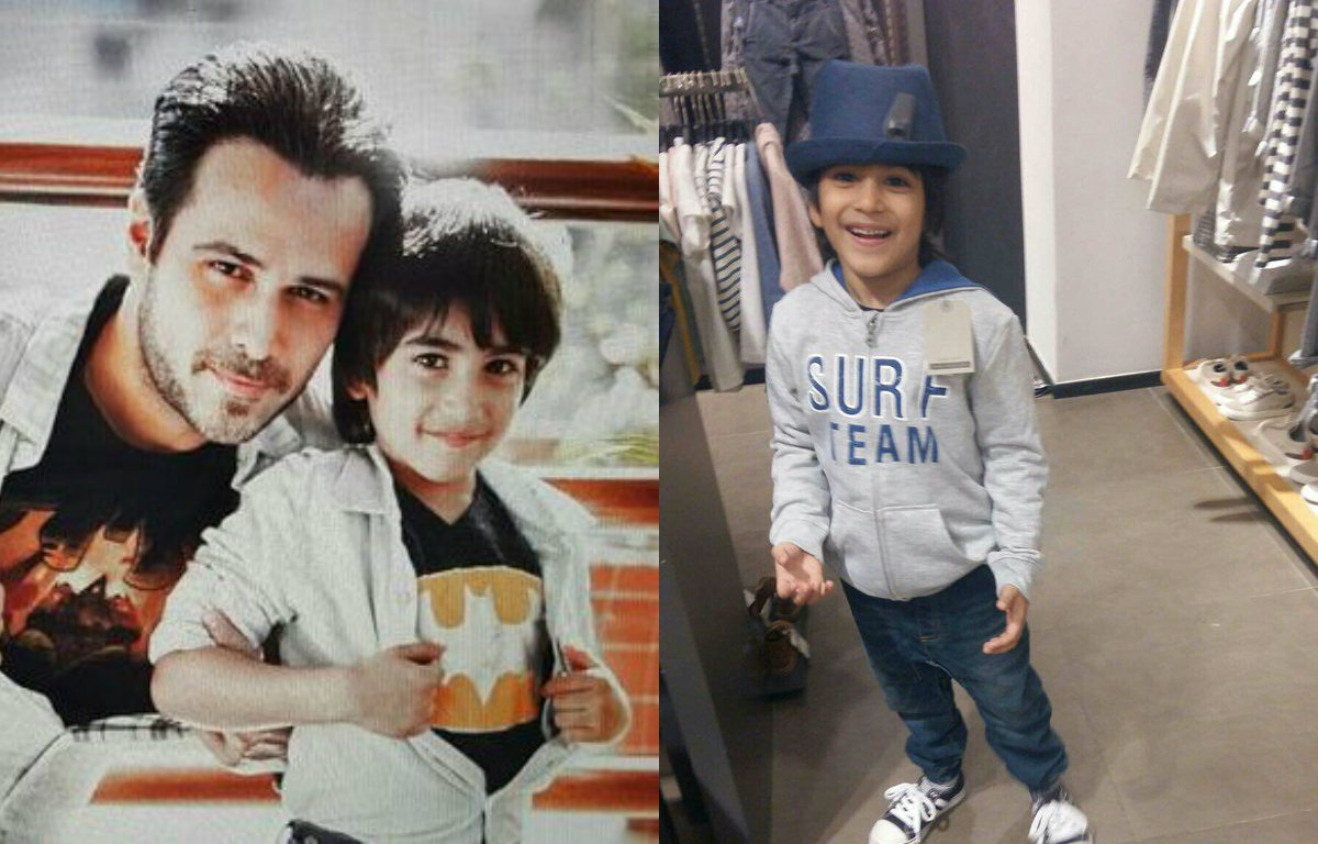 Emran Hashmi with his son