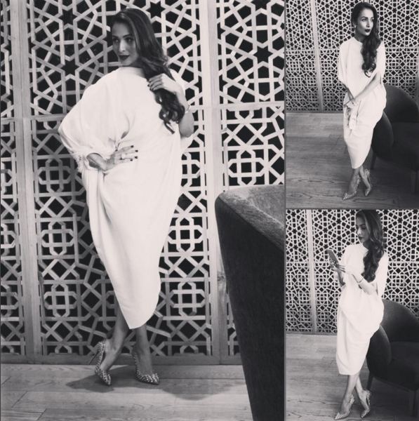 Malaika Arora Khan white dress