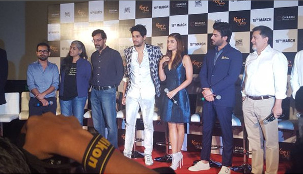 Rajat Kapoor, Ratna Pathak Shah, Sidharth Malhotra, Alia Bhatt, Fawad Khan at Kapoor & Sons Trailer Launch