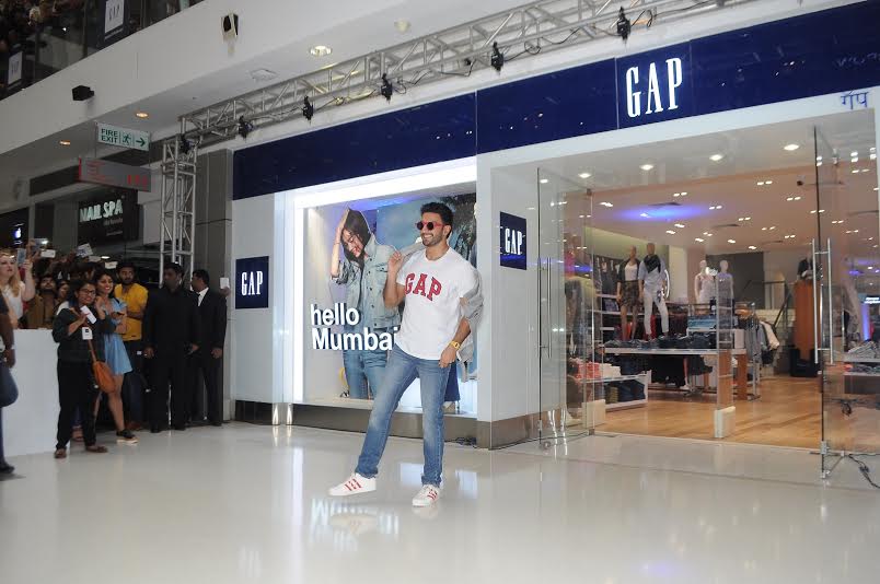 Ranveer Singh launches the new GAP store