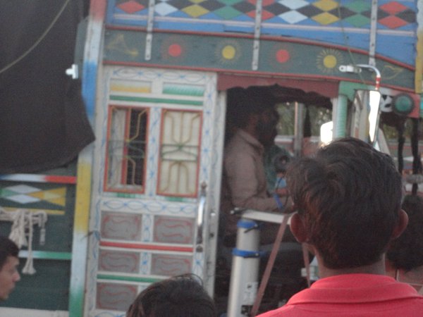 SRK was behind this driver on Raees sets